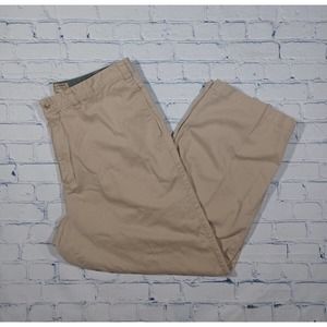 Tommy Hilfiger Khaki Pants Mens 38x29 Beige Baggy Wide Leg 2000‎ Issue